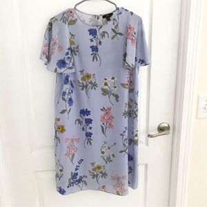 ✴️J. Crew Silk Floral Flutter Sleeve Dress, SzS, NWT